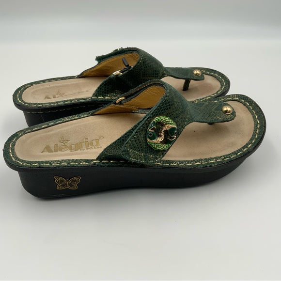 Alegria Carina Fancy Fish Sandals. Green. Women’s Size 36. - Picture 3 of 9
